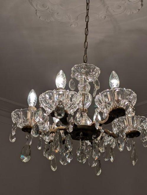 Kroonluchter - Kristal - Kristal, Antiek en Kunst, Curiosa en Brocante
