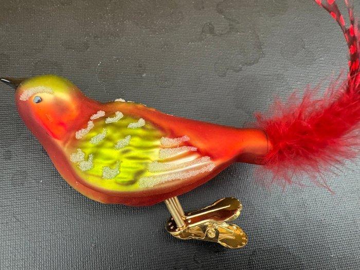 Glashütte Lauscha: 6 vogletjes voor de kerstboom,, Diversen, Kerst