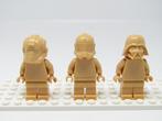 Lego - Star Wars - 3x prototype warm / medium tan Darth, Nieuw
