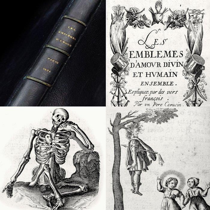 Michael Snijders / Gillis van Schoor / Herman Hugo - Emblems, Antiek en Kunst, Antiek | Boeken en Manuscripten