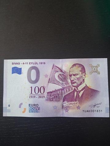 Monde. 0 Euro Banknote 2019/2022 (18 banknotes) (Sans Prix