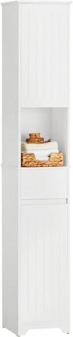 2dekans | SoBuy Badkamer kast - 30 x 30 x 170 cm - wit, Huis en Inrichting, Ophalen of Verzenden, Nieuw