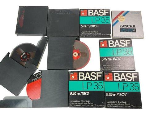 Philips, Sony, BASF, Ampex - LP 35 Reel-to-reel audio -, Audio, Tv en Foto, Radio's