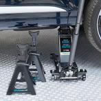 Datona Autokrik laag model 3 ton + assteunen 3 ton - Datona, Auto diversen, Krikken, Ophalen of Verzenden, Nieuw