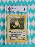 Carte Pokemon Raichu Edition 1 (14/102) Set de Base 1999, Hobby en Vrije tijd, Verzamelkaartspellen | Pokémon, Nieuw