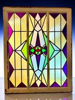 Jugendstil Glas-in-loodraam - 1910-1920 - 115×91 cm / 11 kg