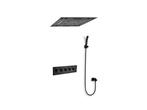 Veiling - Inbouw regendouche, bluetooth, mat zwart, Nieuw