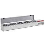 Gekoelde structuur GN 10x1/4, 1x1/9,, met deksel, Verzenden, Nieuw in verpakking, Koelen en Vriezen