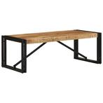 vidaXL Salontafel 100x50x35 cm massief ruw mangohout, Huis en Inrichting, Tafels | Salontafels, Verzenden, Nieuw