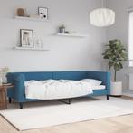 vidaXL Slaapbank 80x200 cm fluweel blauw, Verzenden, Nieuw