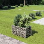 vidaXL Gabion plantenbak verhoogd 90x50x50 cm gegalvaniseerd, Tuin en Terras, Verzenden, Nieuw