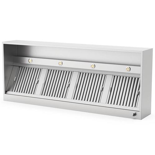 RVS afzuigkap doosmodel | 1500x1000x400(h)mm Qusinox, Zakelijke goederen, Horeca | Keukenapparatuur, Nieuw in verpakking, Verzenden