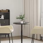 vidaXL Tafelblad Ø50x2,5 cm marmer zwart, Verzenden, Nieuw