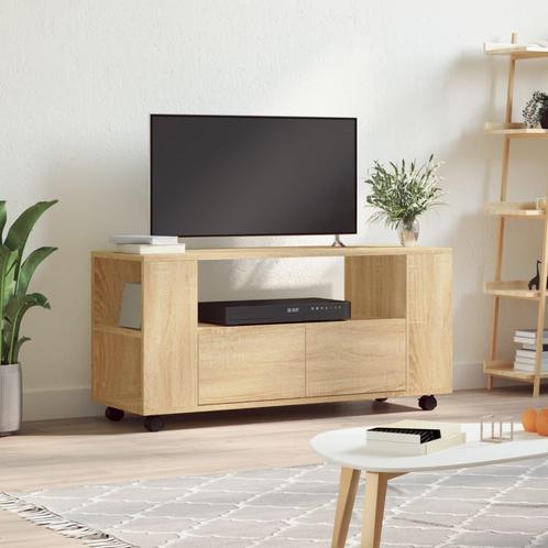 vidaXL Tv-meubel 102x34,5x43 cm bewerkt hout sonoma, Huis en Inrichting, Kasten |Televisiemeubels, Nieuw, Verzenden