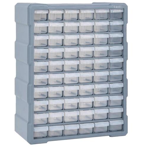 vidaXL Organiser met 60 lades 38x16x47,5 cm, Doe-het-zelf en Bouw, Gereedschapskisten, Nieuw, Verzenden