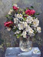 Sergei Flitov (1964) - Fleurs Éclatantes dans un Vase