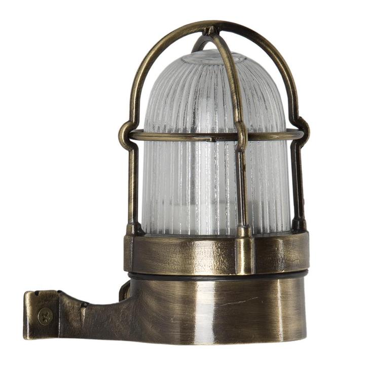 Scheepslampen & Maritiem Scheepslamp Caspian III Brons, Tuin en Terras, Buitenverlichting, Verzenden