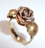 Ring - 14 karaat Geel goud, Roségoud - met de hand gemaakt, Nieuw