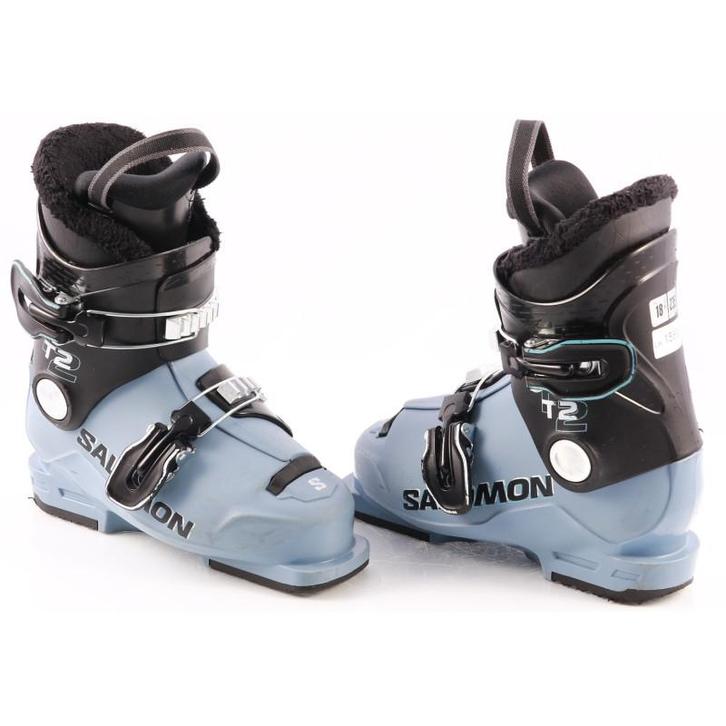 30 30,5 33 34 kinder skischoenen SALOMON T2, oversized pivot, Sport en Fitness, Skiën en Langlaufen, Ski, Schoenen, Gebruikt, Salomon