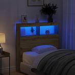 vidaXL Hoofdbordkast met LED 100x17x102 cm artisan, Huis en Inrichting, Verzenden, Nieuw