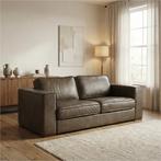 Leren bank Fine - 2,5 zits, Huis en Inrichting, Zetels | Zetels, Nieuw, Ophalen of Verzenden, Eigentijds, Klassiek, Modern, 200 tot 250 cm