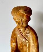 Chinois ancien, empire Han Terre cuite Lady in Waiting +, Antiek en Kunst