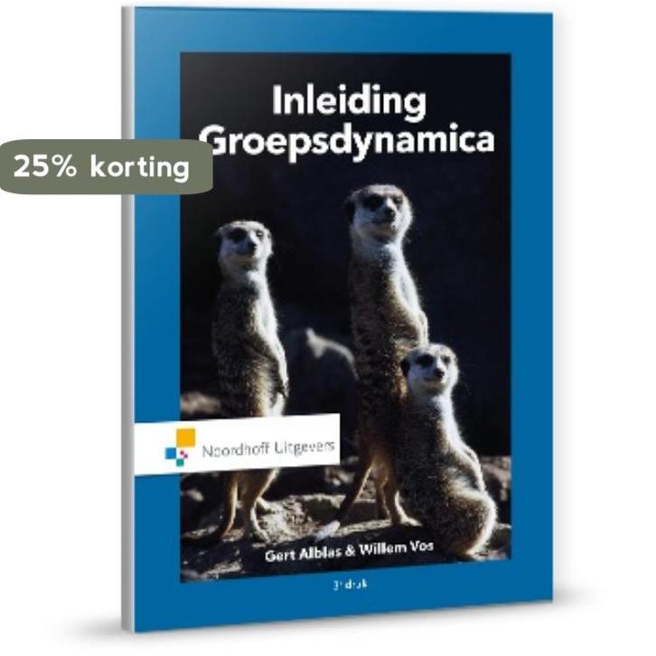 dropship Inleiding groepsdynamica / Vast Boek / Noordhoff, Livres, Psychologie, Envoi