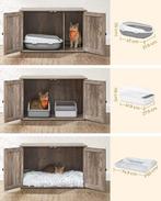 MaxxPet Houten kattenhuis  bench kattenbak 80x53x50cm, Ophalen of Verzenden, Nieuw