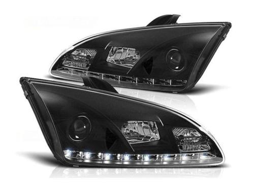 LED DRL koplamp units Daylight Black geschikt voor Ford, Auto-onderdelen, Verlichting, Nieuw, Ford, Verzenden