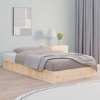 vidaXL Cadre de lit 75x190 cm Petit simple Bois massif, Verzenden, Neuf