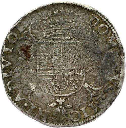 Pays-Bas, Hasselt Philippe II. 1/2 Filipsdaalder 1563 - mm., Postzegels en Munten, Munten | Nederland
