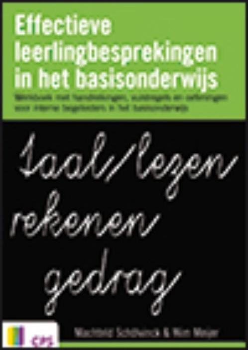 Effectieve leerlingbesprekingen in het basisonderwijs, Boeken, Schoolboeken, Zo goed als nieuw, Verzenden