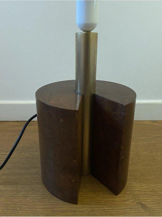 Tafellamp - Hout, Metaal - Middeleeuwen, Antiek en Kunst, Curiosa en Brocante