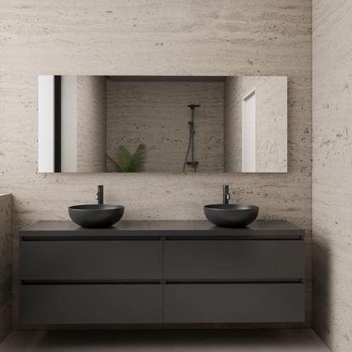 ACTIE BWS Badmeubel | Paris | Hoogglans Antraciet | 200 cm |, Doe-het-zelf en Bouw, Sanitair, Bad, Nieuw, Ophalen of Verzenden