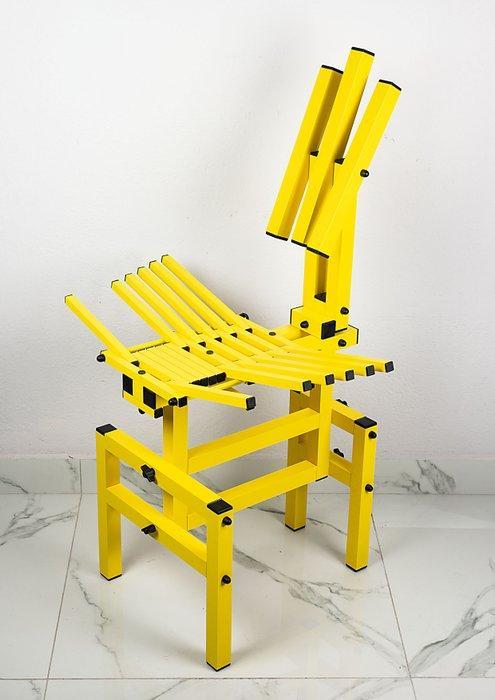 Anacleto Spazzapan - Stoel - Aluminium - Sedia, Antiek en Kunst, Kunst | Designobjecten