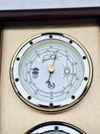 DD - Weerstation - Messing, Glas, Hout