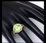 Bague - 14 carats Or jaune Péridot - Diamant, Bijoux, Sacs & Beauté, Bagues