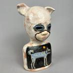 Iwo Rynkiewicz (1970) - Sculpture Handmade Ceramic Figure, Antiek en Kunst