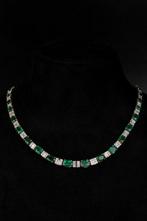 Halsketting - 18 karaat Geel goud - 12.93ct. tw. Smaragd -, Nieuw