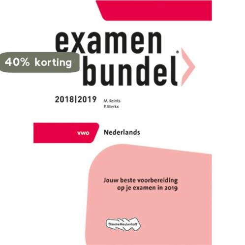 Examenbundel vwo Nederlands 2018/2019 9789006429343 P. Merkx, Boeken, Schoolboeken, Zo goed als nieuw, Verzenden