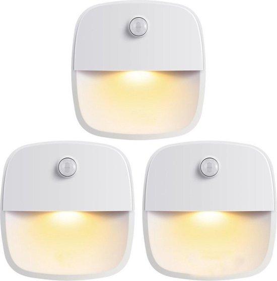 2eChoix | Veilleuse avec détecteur de mouvement - 3 pièces, Huis en Inrichting, Lampen | Overige, Ophalen of Verzenden