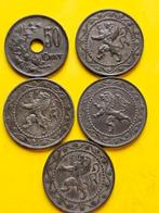 België. Lotje centimes 1915 t.e.m .1918 (Zonder, Postzegels en Munten