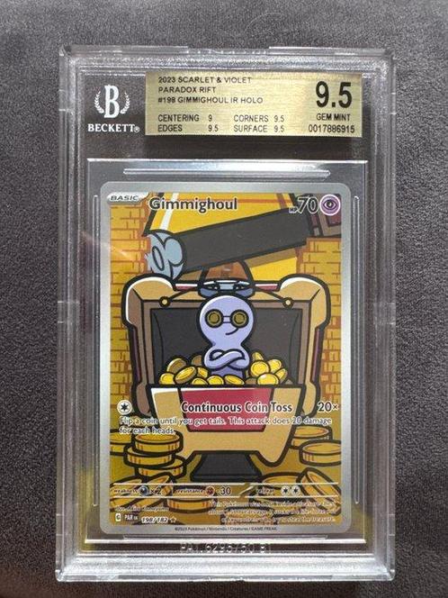 Beckett - 1 Graded card - Pokémon - Gimmighoul - BGS 9.5, Hobby en Vrije tijd, Verzamelkaartspellen | Pokémon