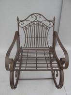 Ensemble de meubles de jardin - Fonte - chaise à bascule
