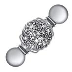 Fako Bijoux® - Vestsluiting - Vestclip - Bloem Retro -, Verzenden, Nieuw