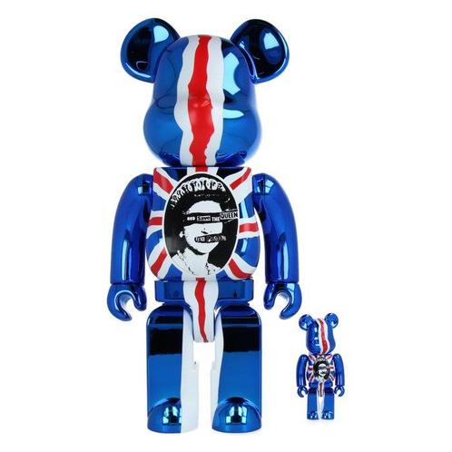 sex pistols - 400% & 100% Bearbrick set - Sex Pistols - God, Antiek en Kunst, Kunst | Schilderijen | Modern