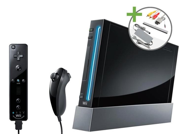Nintendo Wii Starter Pack - Motion Plus Black Edition, Games en Spelcomputers, Spelcomputers | Nintendo Wii, Verzenden