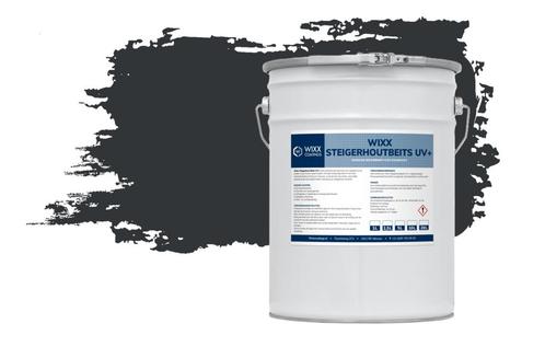Wixx Steigerhoutbeits UV+ RAL 7021 | Zwartgrijs 1L, Doe-het-zelf en Bouw, Verf, Beits en Lak, Nieuw, Verzenden