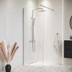 Douchewand Florida 80 x 200 cm Chroom – Inloopdouche 8 mm, Doe-het-zelf en Bouw, Sanitair, Verzenden, Nieuw