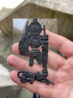 Médiéval Plomb Insigne de pèlerin - 8 cm
